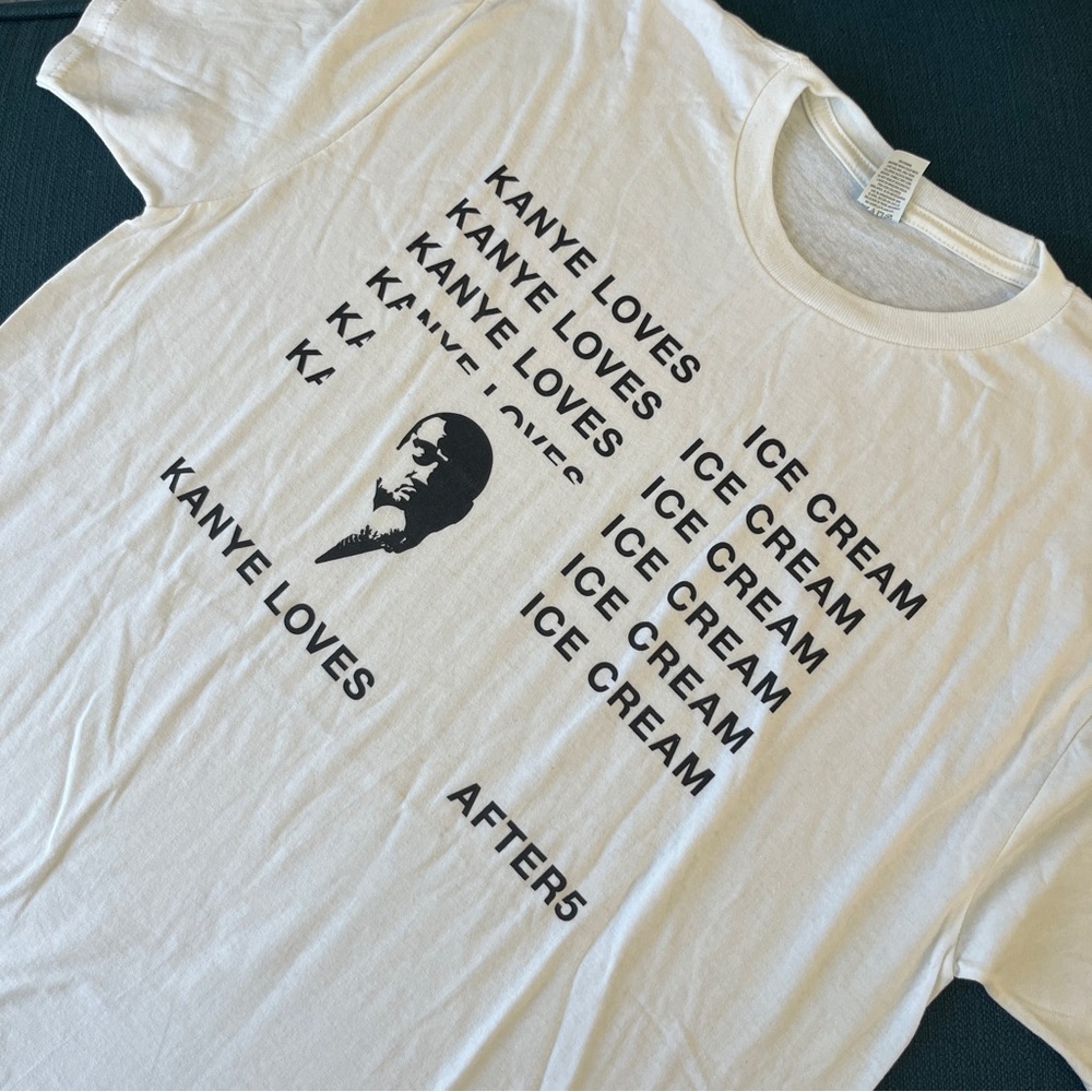 Rare Limited Edition Kanye West T Shirt via Afters Ice Cream